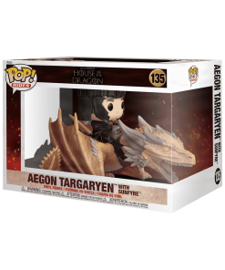Alternative view of Pop! Rides Deluxe Aegon Targaryen with Sunfyre