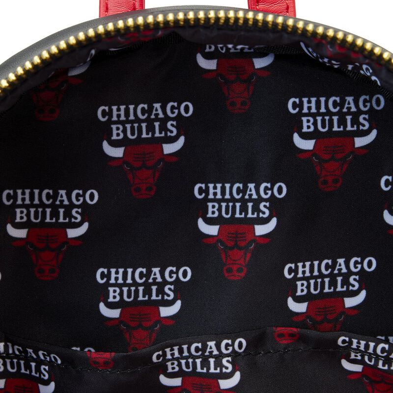 NBA Chicago Bulls Patch Icons Mini Backpack - Image 9