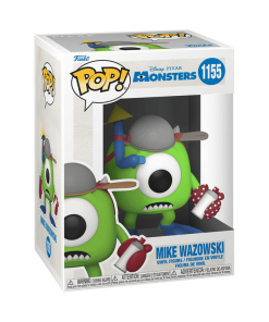Alternative view of Pop! Mike Wazowski with Mitts