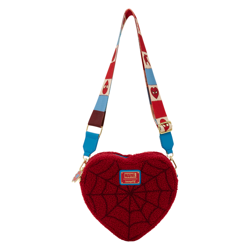 Spider-Man Sherpa Heart Shaped Crossbody Bag - Image 6