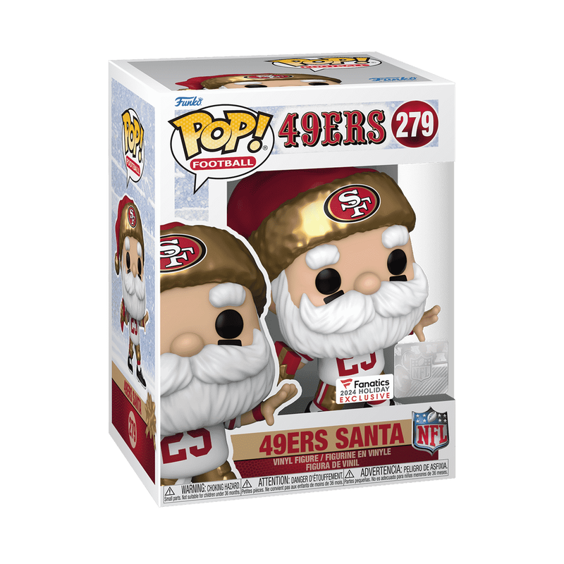 Pop! 49ers Santa (Throwing) - Image 2