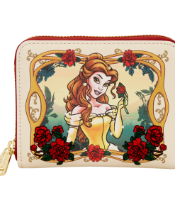 Beauty and the Beast Exclusive Belle Floral Zip Around Wallet