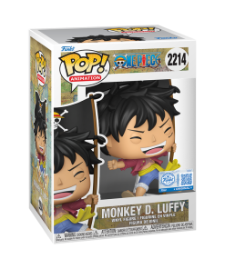 Alternative view of Pop! Monkey D. Luffy with Flag