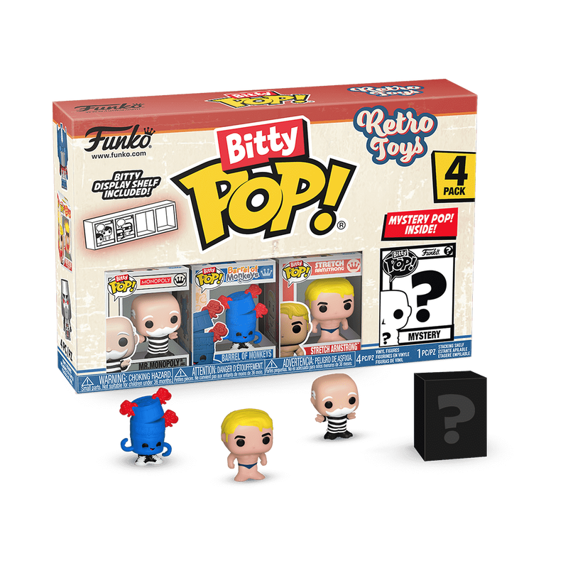 Bitty Pop! Retro Toys Hasbro 4-Pack Series 4