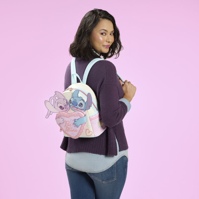 Stitch & Angel Be Mine Mini Backpack - Image 3