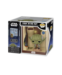 Alternative view of Pop! Nooks Yoda in His Hut